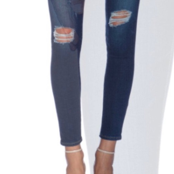 AG the legging skinny ankle super skinny distressed jeans 30R - Picture 2 of 7